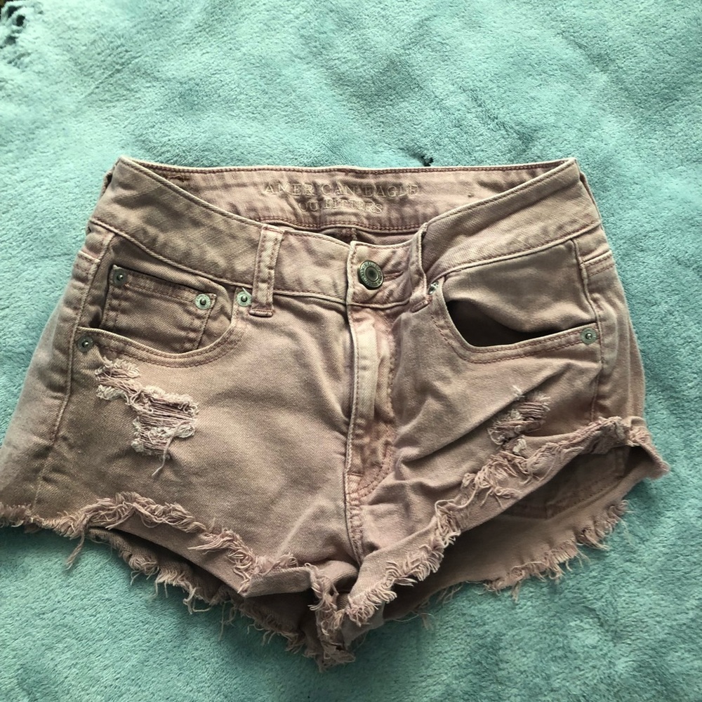 American Eagle light pink shorts
